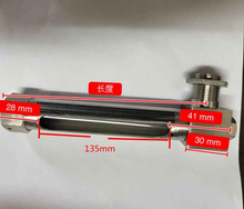 Cargar imagen en el visor de la galería, Level indicator level gauge small tubular sight glass glass tube level gauge
