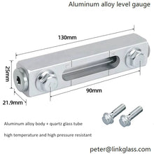 Cargar imagen en el visor de la galería, High-temperature resistant oil level  indicator screw air compressor liquid level gauge
